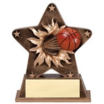 Basketball Starburst Trophies
