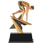 Swimming Male Star Power Trophies