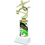 Soccer Male Sports Motion Column Trophies
