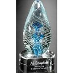 Synergy on Clear Base Art Glass Awards