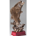 Standing Bass Fish Trophy