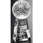 Tapered Golf Crystal Awards