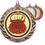Chili Cook-Off Insert Medals