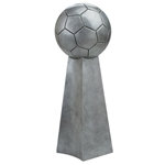 Soccer Champion Pedestal Resin Awards