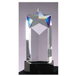 Crystal Star Award with Black Base