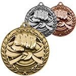 Martial Arts Wreath Medals