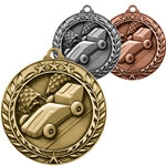 Pinewood Derby Wreath Medals