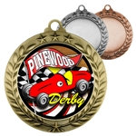Pinewood Derby Insert Medals