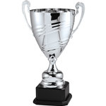 Silver Italian Trophy Cup on Ebony Wood Base