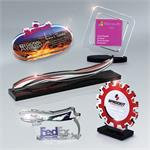 Custom Shaped Acrylic Awards 3/8" thick (up to 23 square inches)