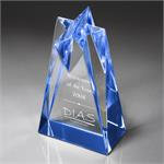 Blue Star Power Sculptured Lucite Award