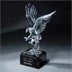 Highflying Lucite Eagle On Marble Base Award
