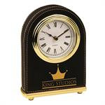 Leatherette Dome Top Clock