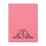 Leatherette Passport Holder , Pink