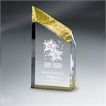 Medium Gold Chisel Carve Tower Award