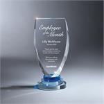 Multi-Tiered Optic Crystal Shield Award