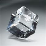 Optic Clear Crystal Cube XX Large Award