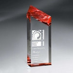 Red Spectrum Chisel Carved Tower Award