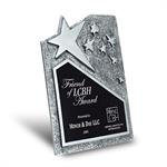 Silver Star Self-Standing Plaque