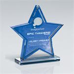 Star Double Layer Cutout on Base Award Trophy