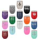 Polar Camel Stemless Wine Tumblers Personalized