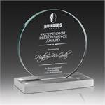 Leverage Glass Award Trophy