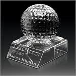 Match Play Crystal Golf Ball Award