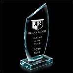 Radiant Flash Glass Award Trophy