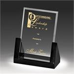 Rectangular Jade Glass Award Trophy