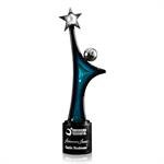 Star Gazer Glass Art Award Trophy