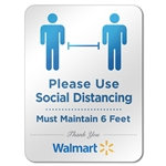 Social Distance Reminder Acrylic Sign