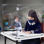 Scholastic Desktop Bi-Fold Barrier Protective Shield Guard For Children
