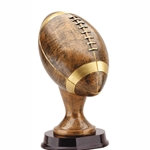 Large Bronze Football Resin Trophies