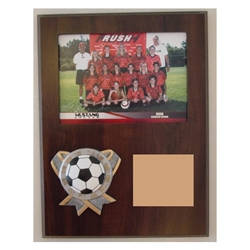 Soccer Themed Photo Plaques