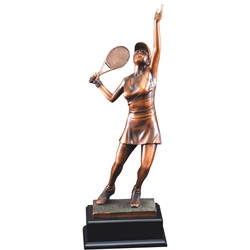 Female Tennis Gallery Trophy