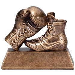 Boxing Glove & Shoe Trophy