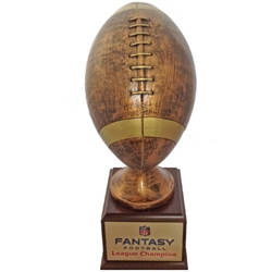 Details about   FOOTBALL receiver insert trophy award wood base 