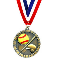 Softball 3D Medals
