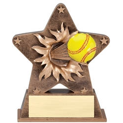 Softball Starburst Trophies