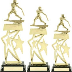 Softball Double Star Snap Trophies