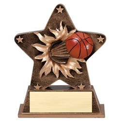 Basketball Starburst Trophies