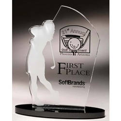 Golf Female Acrylic Awards
