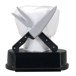 Chef Hat & Knife Trophy