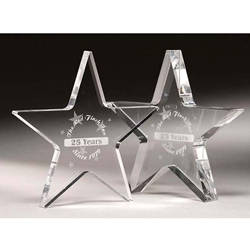 Star Paperweight Acrylic Awards