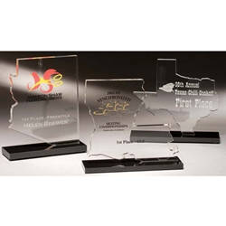 State Shaped Acrylic Awards