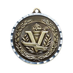 Victory Gold Diamond Cut Medals