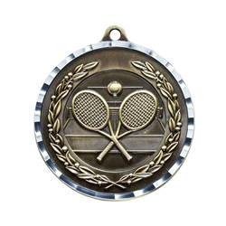 Tennis Diamond Cut Medals