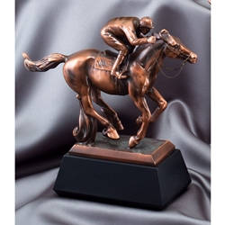 Horse with Jockey Trophies