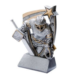 3D Star Hockey Goalie Resin Trophies