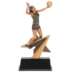 Female Volleyball Star Power Trophies